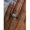 Dyadema Italy 925 Sterling Silver Cz Ring Size 9