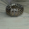 Dyadema Italy 925 Sterling Silver Cz Ring Size 9