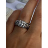 Dyadema Italy 925 Sterling Silver Cz Ring Size 9