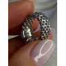 Dyadema Italy 925 Sterling Silver Cz Ring Size 9