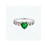 925 Sterling Silver Green CZ 