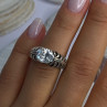 Kabana 925 Sterling Silver Cz Ring Size 6