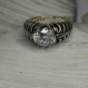 Kabana 925 Sterling Silver Cz Ring Size 6