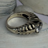 Kabana 925 Sterling Silver Cz Ring Size 6