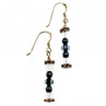 925 Sterling Silver Jewelry Glass Earrings