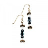 925 Sterling Silver Jewelry Glass Earrings