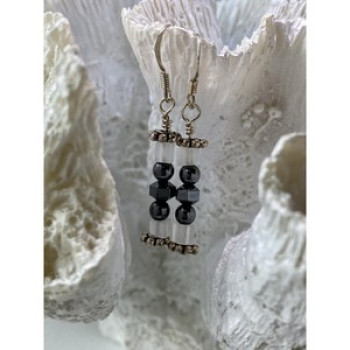 925 Sterling Silver Jewelry Glass Earrings