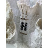 925 Sterling Silver Jewelry Glass Earrings