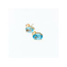 14K YELLOW GOLD TOPAZ STUD EARRINGS
