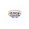 VINTAGE 925 STERLING SILVER AMETHYST RING SIZE 11.75