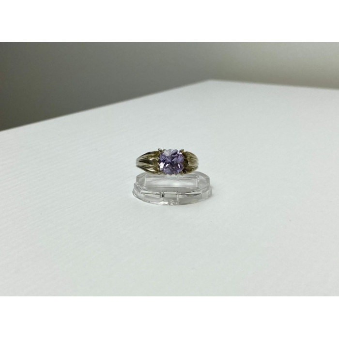 VINTAGE 925 STERLING SILVER AMETHYST RING SIZE 11.75