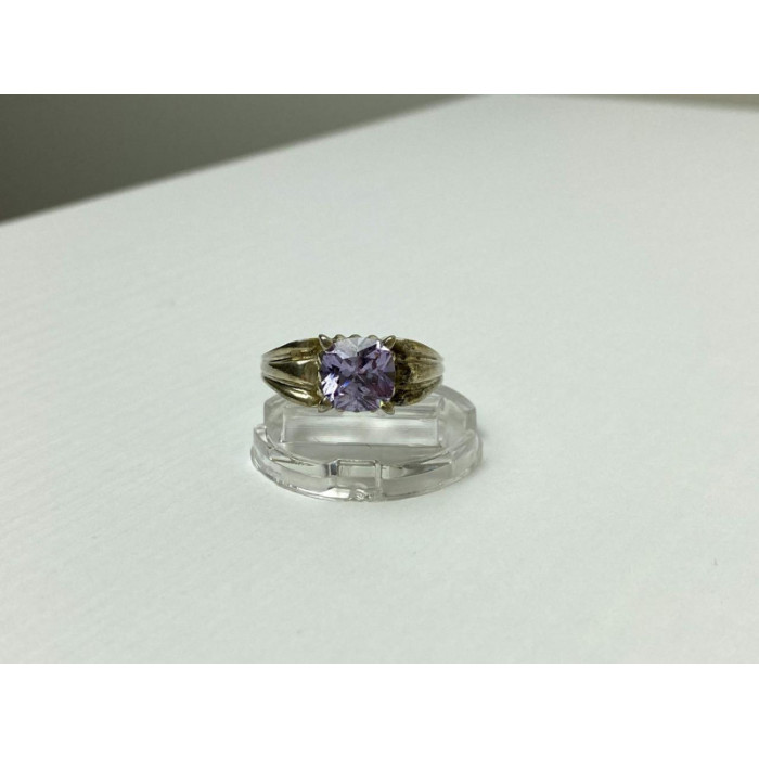 VINTAGE 925 STERLING SILVER AMETHYST RING SIZE 11.75