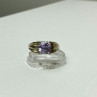 Vintage 925 Sterling Silver Amethyst Ring Size 11.75