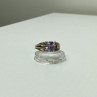 Vintage 925 Sterling Silver Amethyst Ring Size 11.75