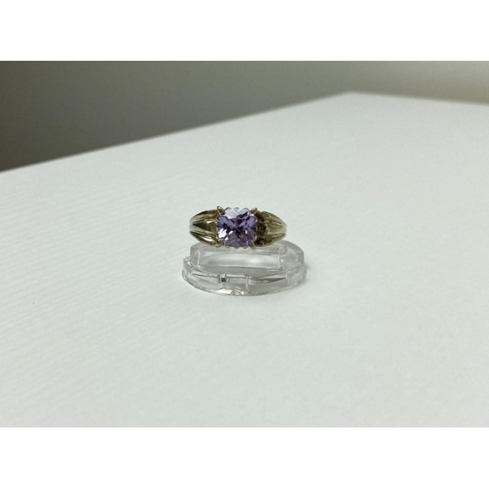 VINTAGE 925 STERLING SILVER AMETHYST RING SIZE 11.75