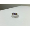VINTAGE 925 STERLING SILVER AMETHYST RING SIZE 11.75
