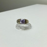 Vintage 925 Sterling Silver Amethyst Ring Size 11.75