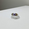 Vintage 925 Sterling Silver Amethyst Ring Size 11.75