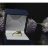 925 Sterling Silver Peridot Ring Size 8.5