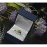 925 Sterling Silver Peridot Ring Size 8.5