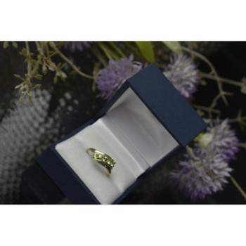 925 Sterling Silver Peridot Ring Size 8.5