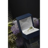 925 Sterling Silver Peridot Ring Size 8.5