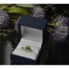 925 Sterling Silver Peridot Ring Size 8.5
