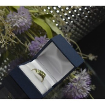 925 Sterling Silver Peridot Ring Size 8.5
