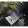 925 Sterling Silver Peridot Ring Size 8.5