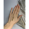925 Sterling Silver Gold Plated Broach Earrings