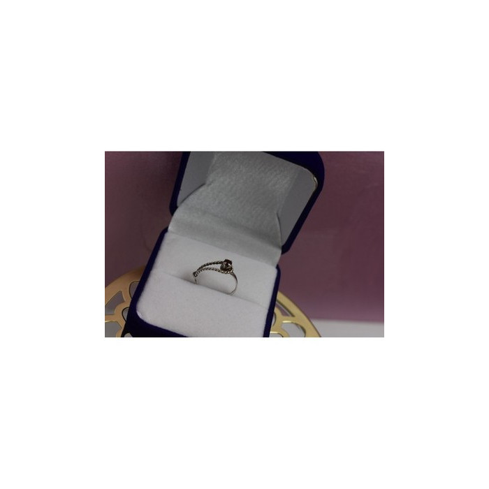 925 Sterling Silver Garnet Ring Size 5.5