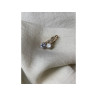 925 Sterling Silver Gold Plated CZ Earrings