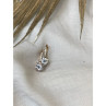 925 Sterling Silver Gold Plated CZ Earrings