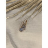 925 Sterling Silver Gold Plated CZ Earrings