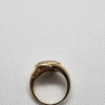 14K Yellow Gold Tourmaline & Diamond Ring Size 5.5
