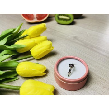 Avon 925 Sterling Silver Almandine Ring Size 8