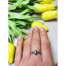 Avon 925 Sterling Silver Almandine Ring Size 8