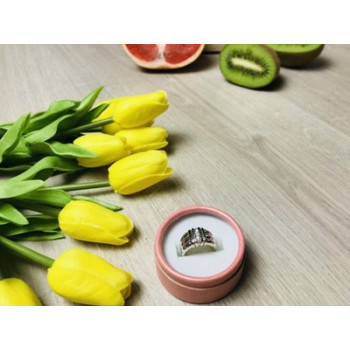 925 Sterling Silver CZ Ring Size 7.5