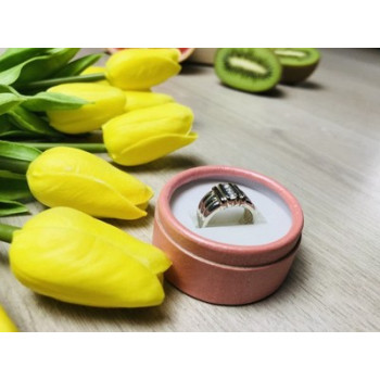 925 Sterling Silver CZ Ring Size 7.5