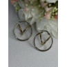 925 Sterling Silver Elegant Italy Earrings Length 1.10 Inch