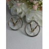 925 Sterling Silver Elegant Italy Earrings Length 1.10 Inch