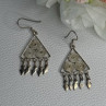 925 Sterling Silver Earrings Length 1.70 Inch