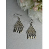 925 Sterling Silver Earrings Length 1.70 Inch