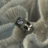 Mens 925 Sterling Silver CZ Ring Size 10