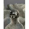 Mens 925 Sterling Silver CZ Ring Size 10