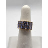 14K YELLOW GOLD  & TANZANITE RING  SIZE 5.5