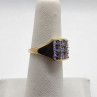 14K Yellow Gold & Tanzanite Ring Size 5.5