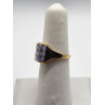 14K YELLOW GOLD  & TANZANITE RING  SIZE 5.5