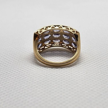 14K Yellow Gold & Tanzanite Ring Size 5.5