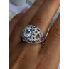 Shiny 925 Sterling Silver Cz Ring Size 9